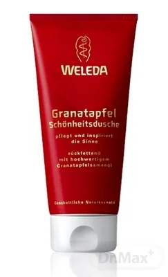 WELEDA Sprchovacia emulzia Granátové jablko 1×200 ml, sprchovacia emulzia
