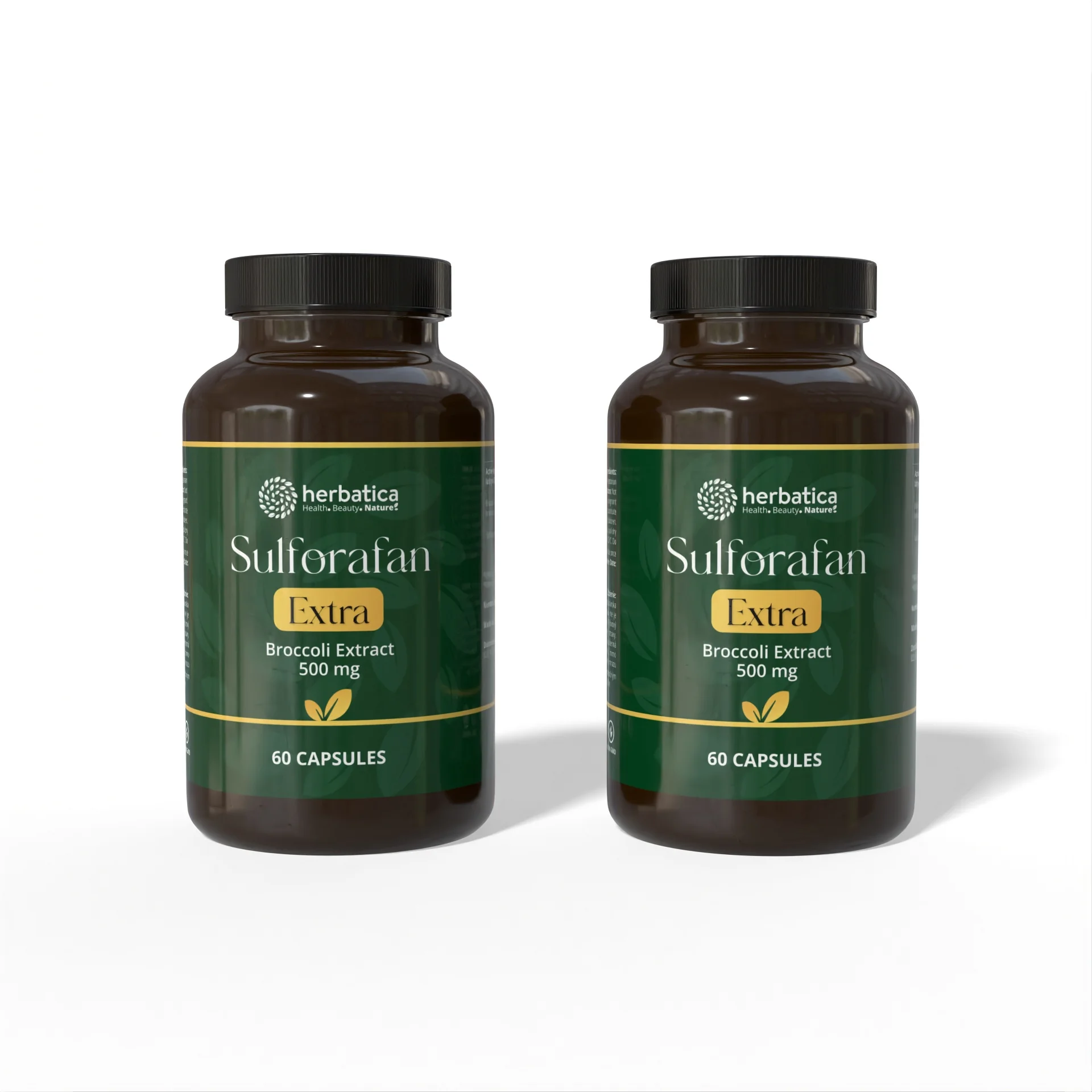 Zvýhodnený set: 2x Sulforafán EXTRA - extrakt z brokolice 500 mg, 60 kapsúl - Herbatica