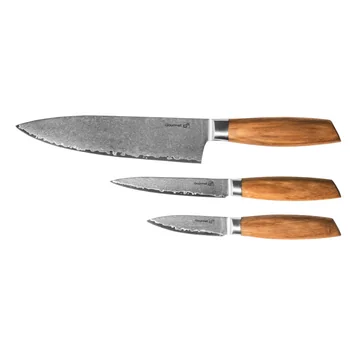 Sada nožov G21 Gourmet Damascus small box 3 ks, rukoväť zebrawood NB-P2669-3PCS