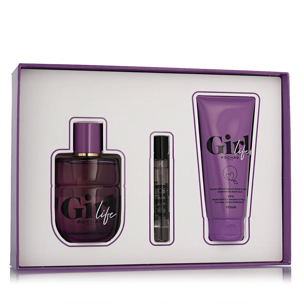 Rochas Girl Life darčeková sada EDP 75 ml + mini 7,5 ml + telový balzam 100 ml