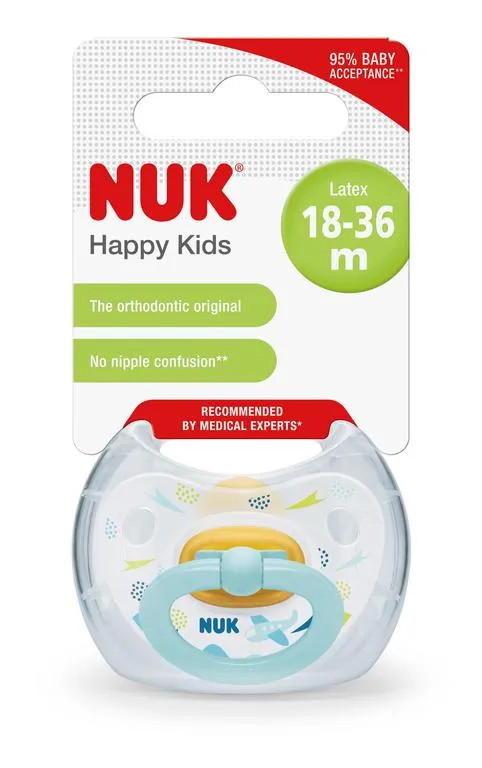 NUK CUMLÍK CLASSIC HAPPY KIDS V3-Latex