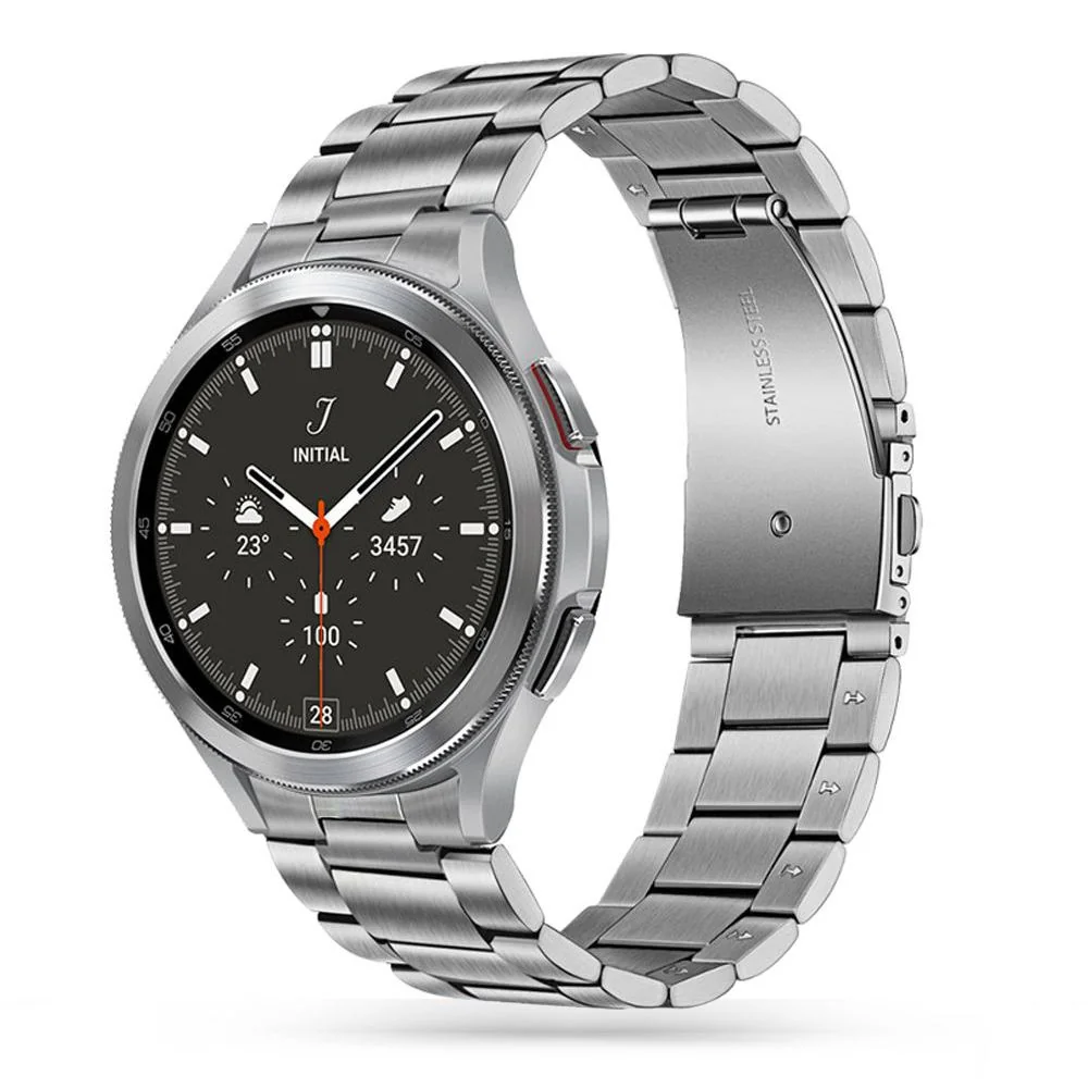 Tech-Protect Stainless remienok na Samsung Galaxy Watch 4 / 5 / 5 Pro / 6, silver / 6, silver