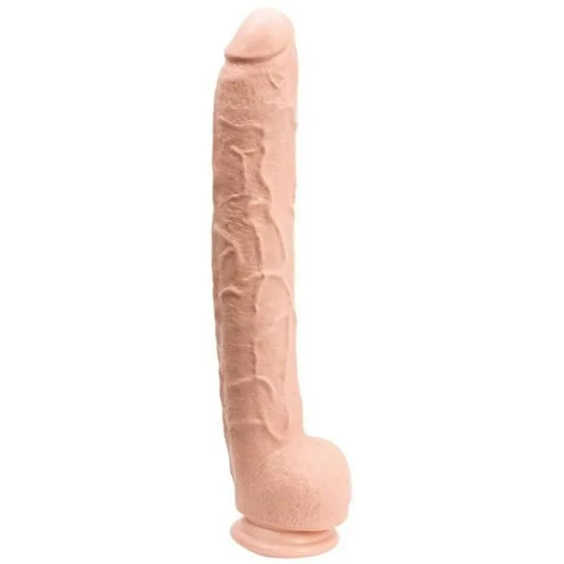 Gelové dildo XXL Rambo 37 cm
