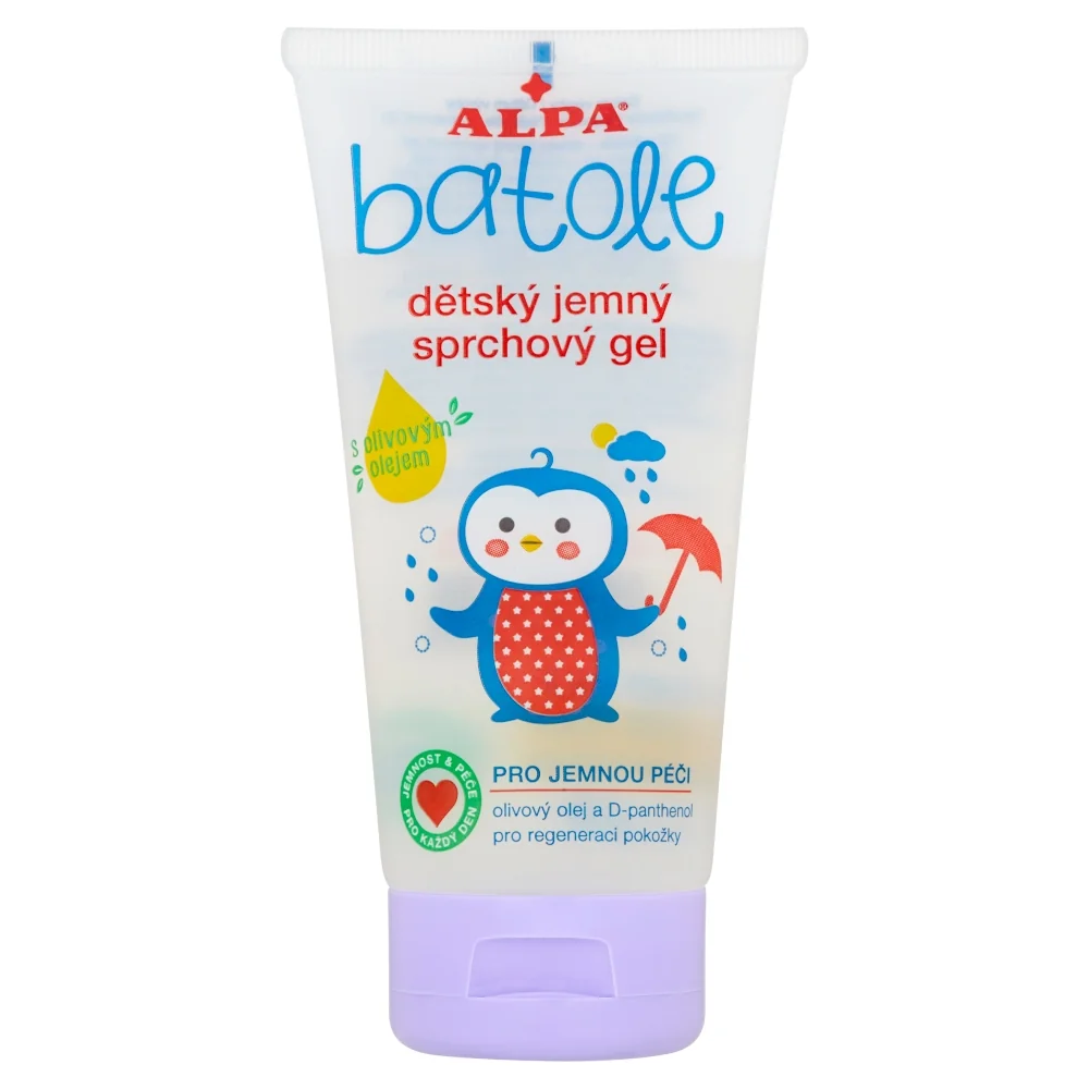 BATOLE DETSKÝ JEM.SPRCH.GÉL S OLIV.OLEJOM 1×1 ks, jemná starostlivosť