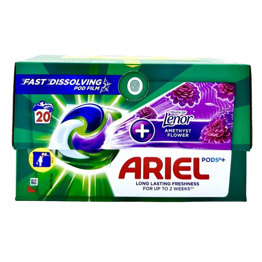 ARIEL Lenor Amethyst pracie kapsule 20ks