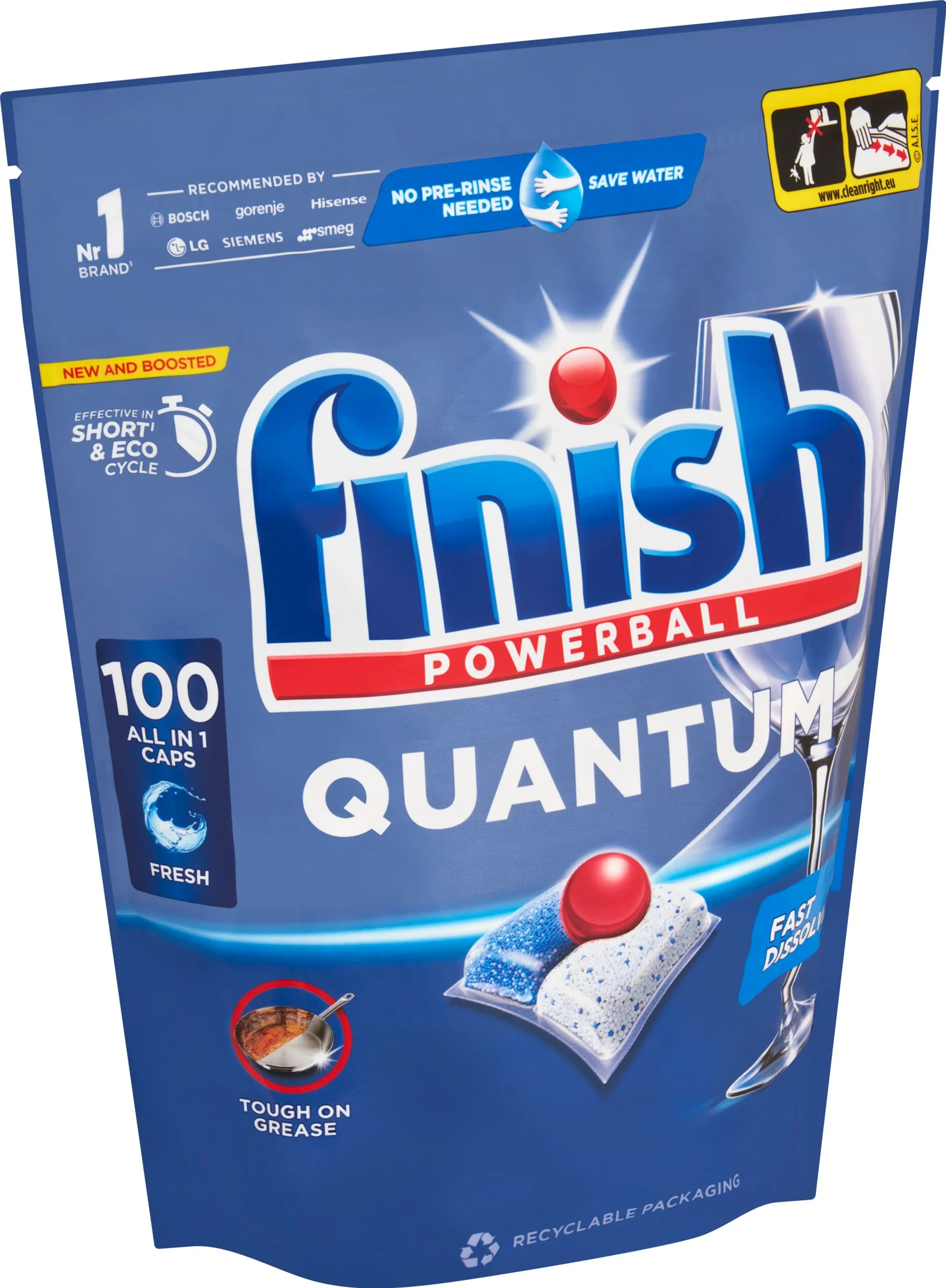 Finish Quant All in1 kapsuly do umývačky riadu 100 ks