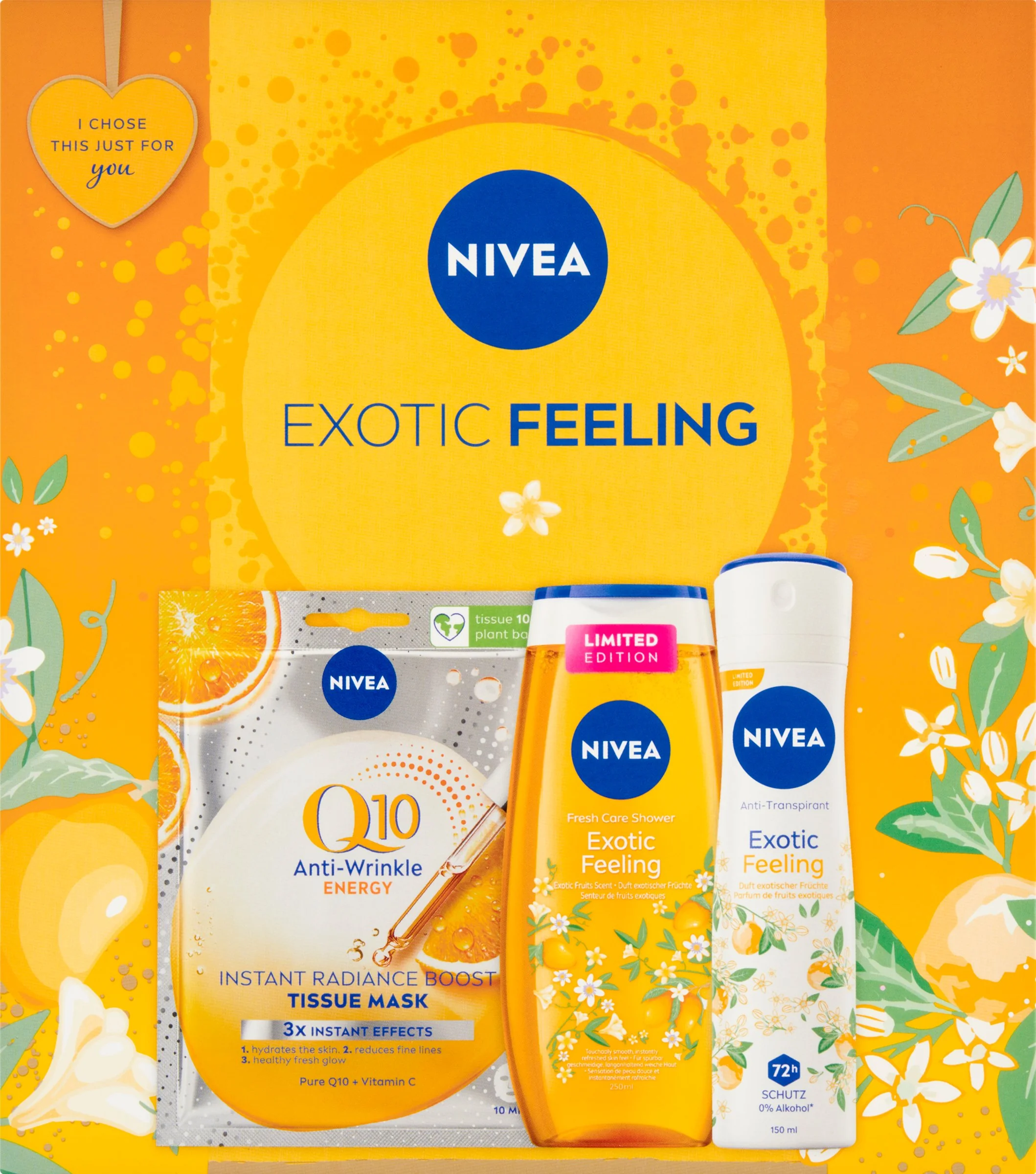 NIVEA BOX EXOTIC FEELING LE 1×1 ks, darčekové balenie