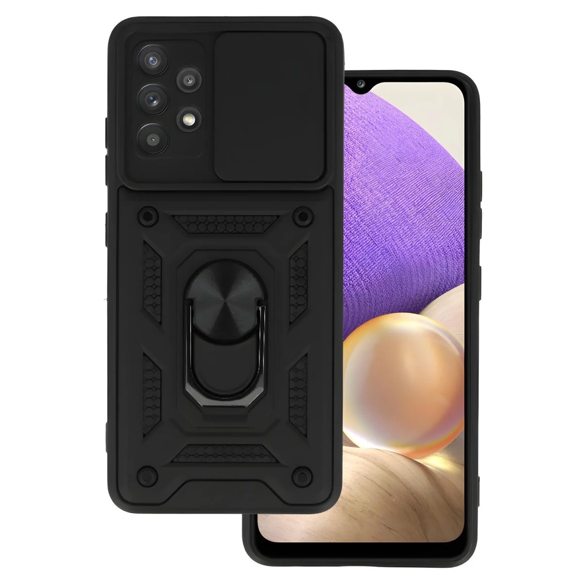 MG Slide Armor kryt na Samsung Galaxy A32 5G, čierny