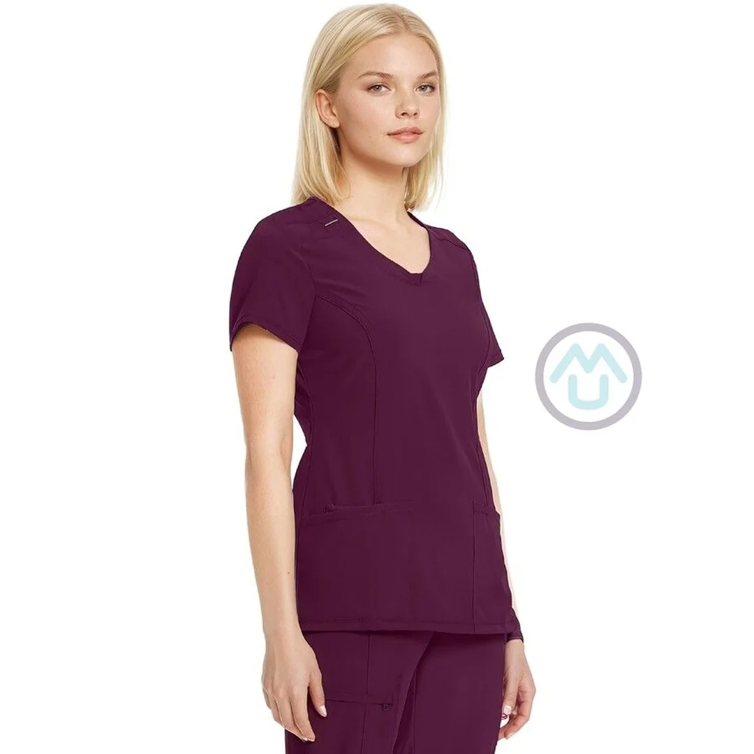 Zdravotnícka blúza INFINITY - vínová 2XL