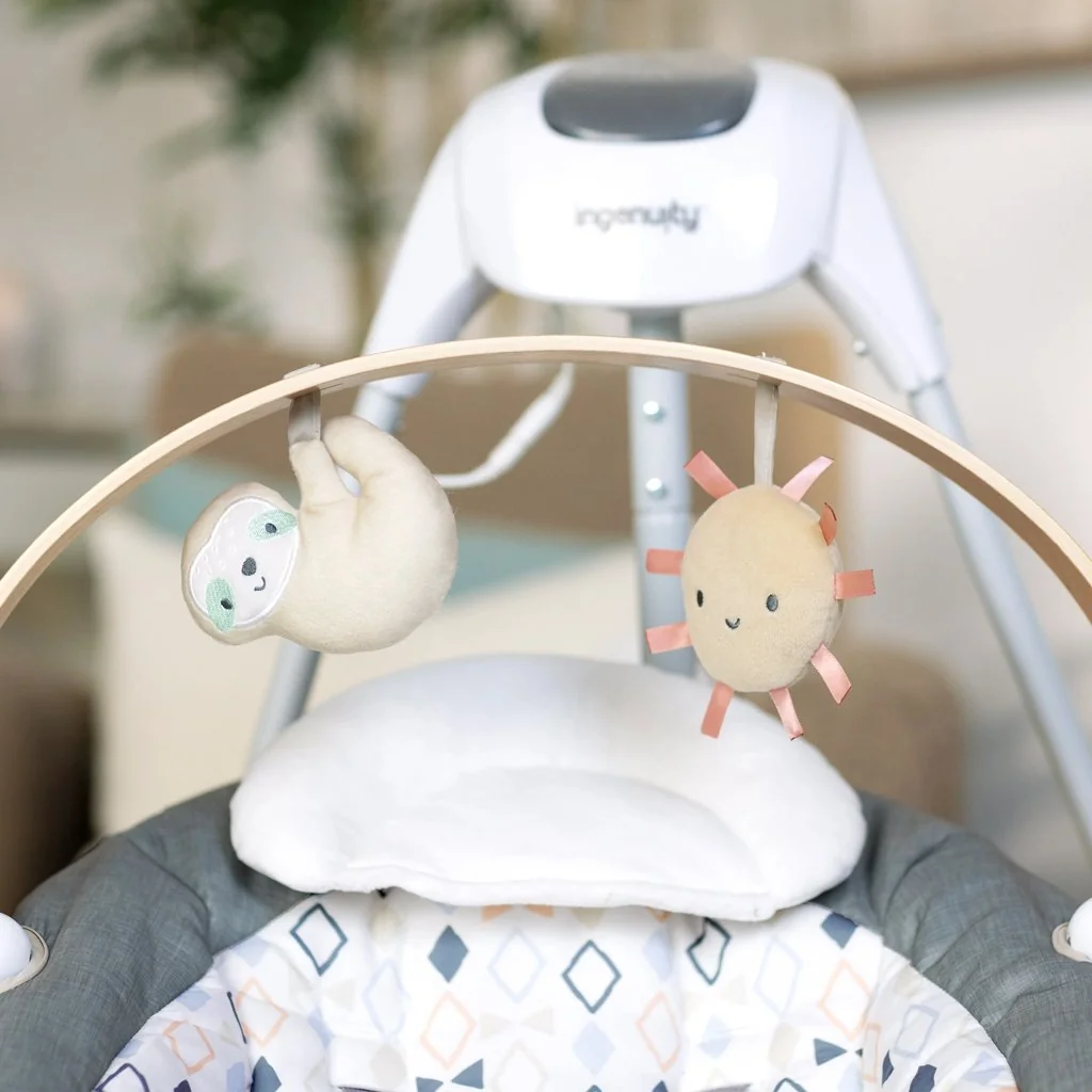 Hojdačka pohupujúca hudobná Parker™ 0m+, do 9kg