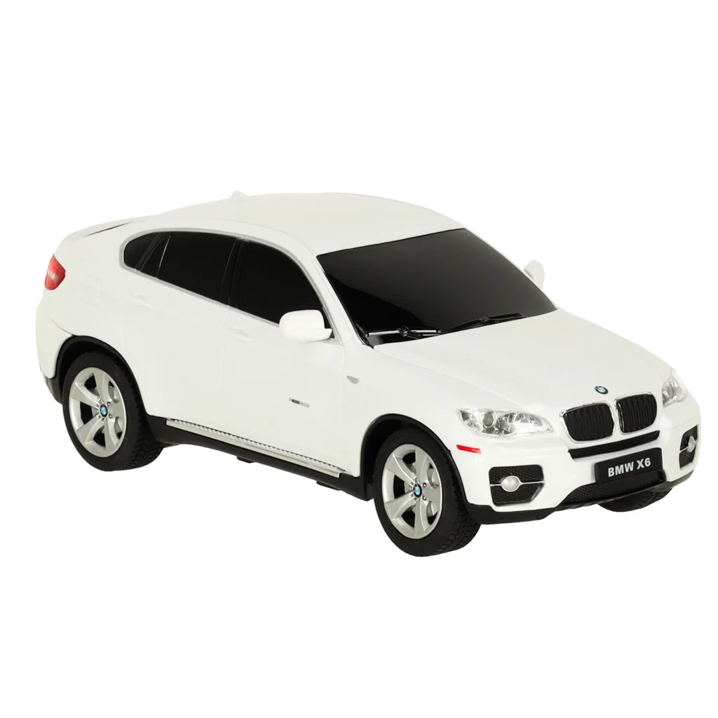 Auto, autíčko na diaľkové ovládanie - BMW X6 1:24 biele Rastar