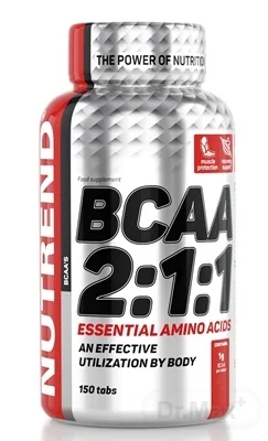 NUTREND BCAA 2:1:1 aminokyseliny 1 g 1×150 tbl, výživový doplnok