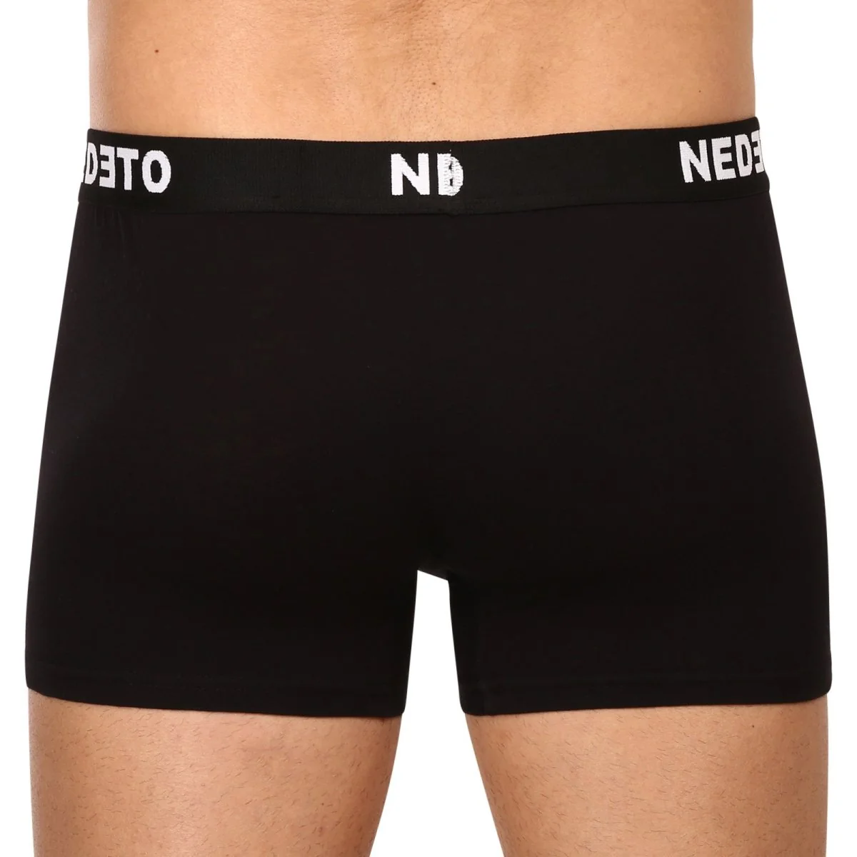 10PACK pánske boxerky čierne (10NB001b) L