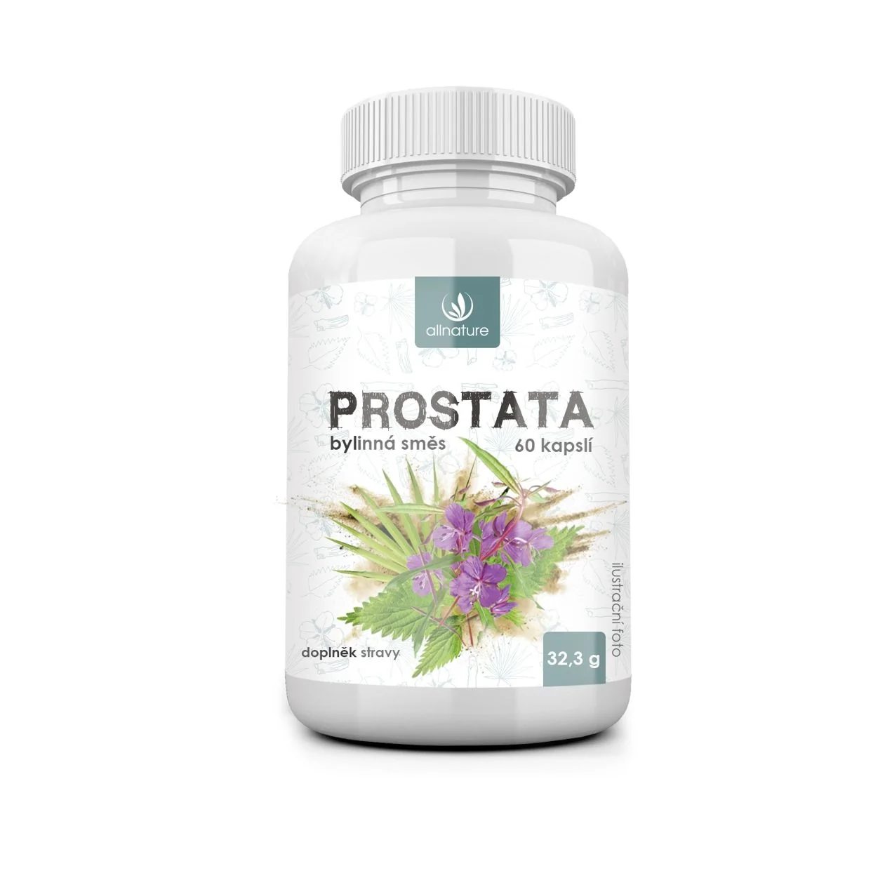 Allnature Prostata Bylinny Extrakt 1×60 cps, výživový doplnok