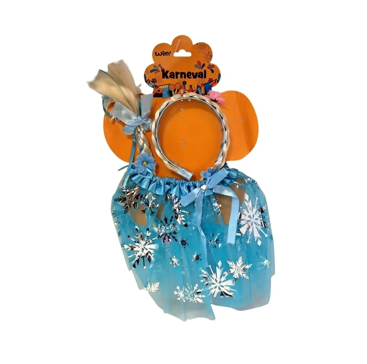 Súprava karneval princezná svetlomodrá