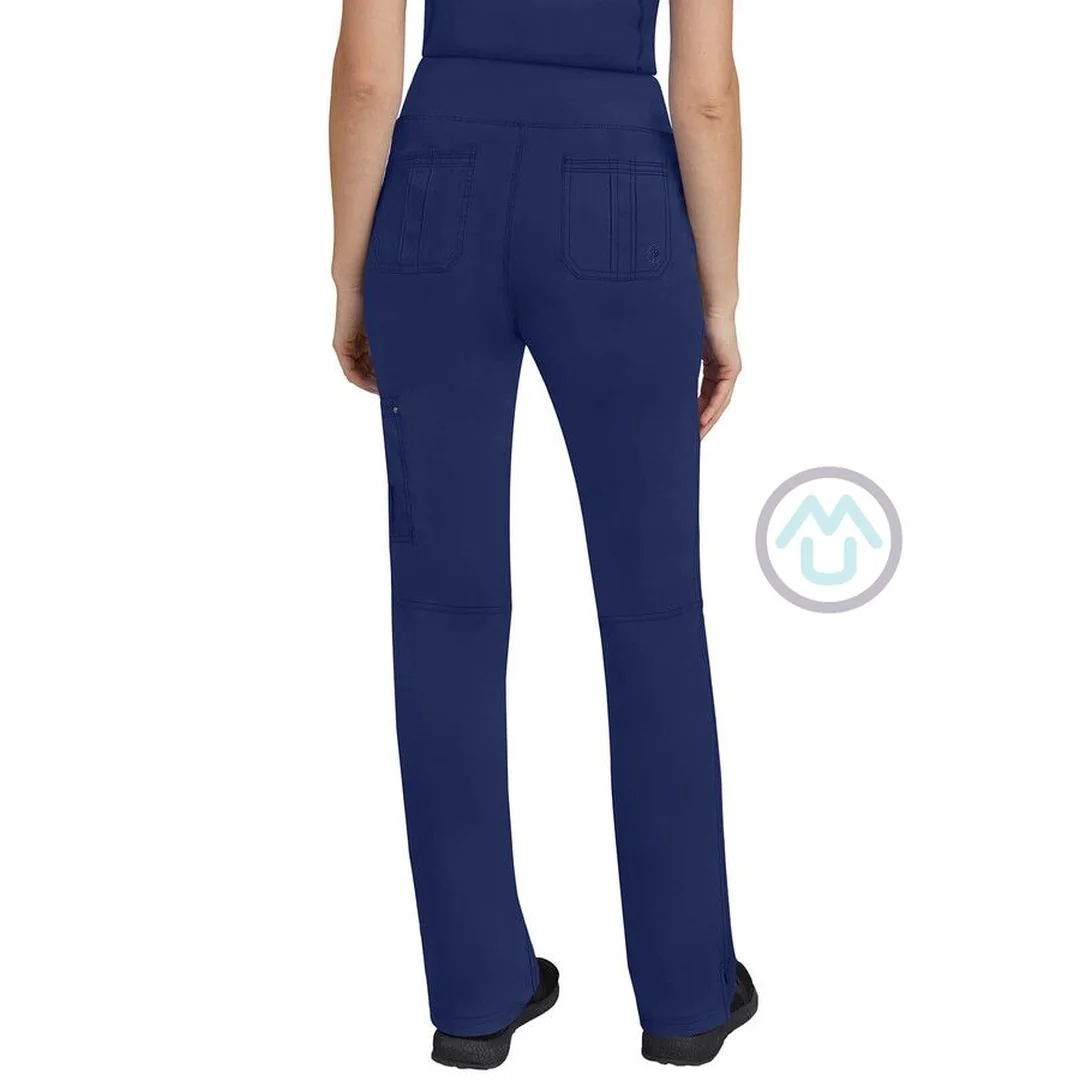 Dámske nohavice na gumu v páse TORI - námornická modrá XL
