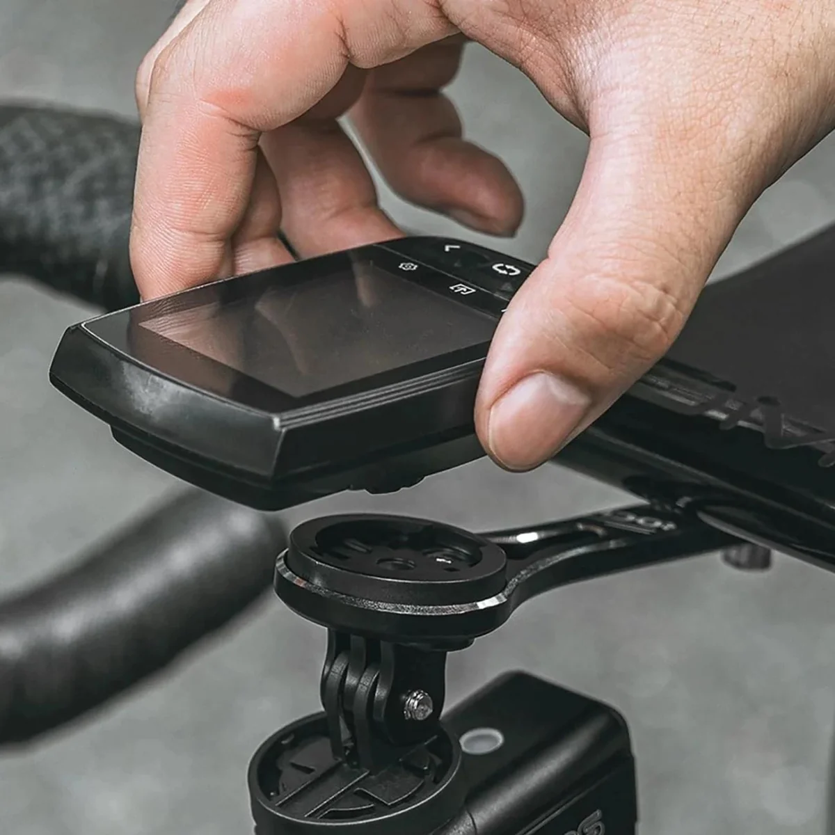 Rockbros Bike Mount držiak na bicykel pre Garmin / GoPro, čierny