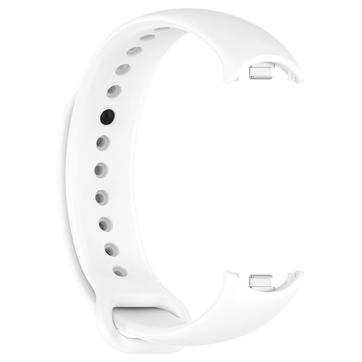 BStrap Silicone remienok na Xiaomi Smart Band 8 / 9, white