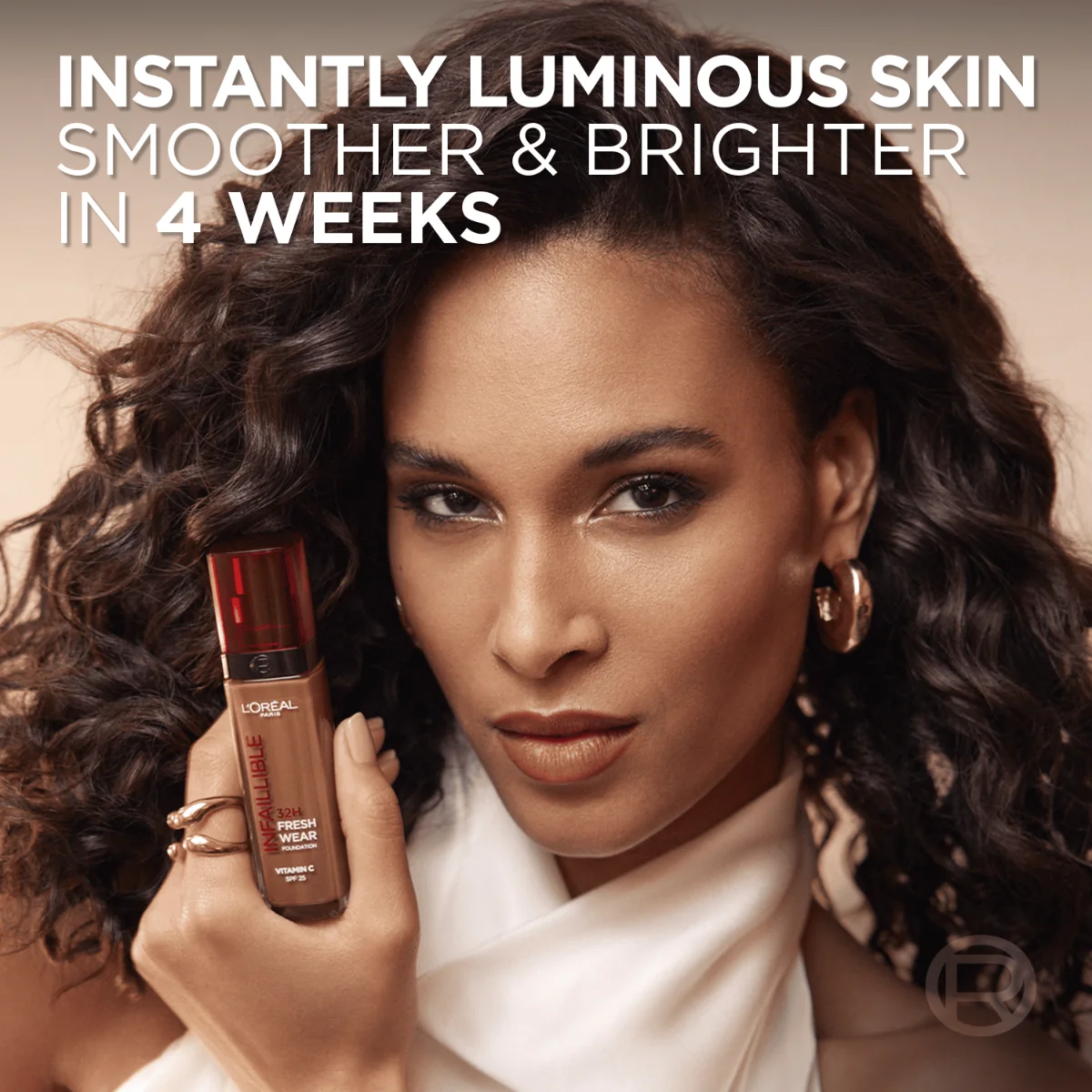 L´Oréal Paris Infaillible 32h Fresh Wear make-up 110 Cool Rosé 1×30 ml, dlhotrvajúci make-up