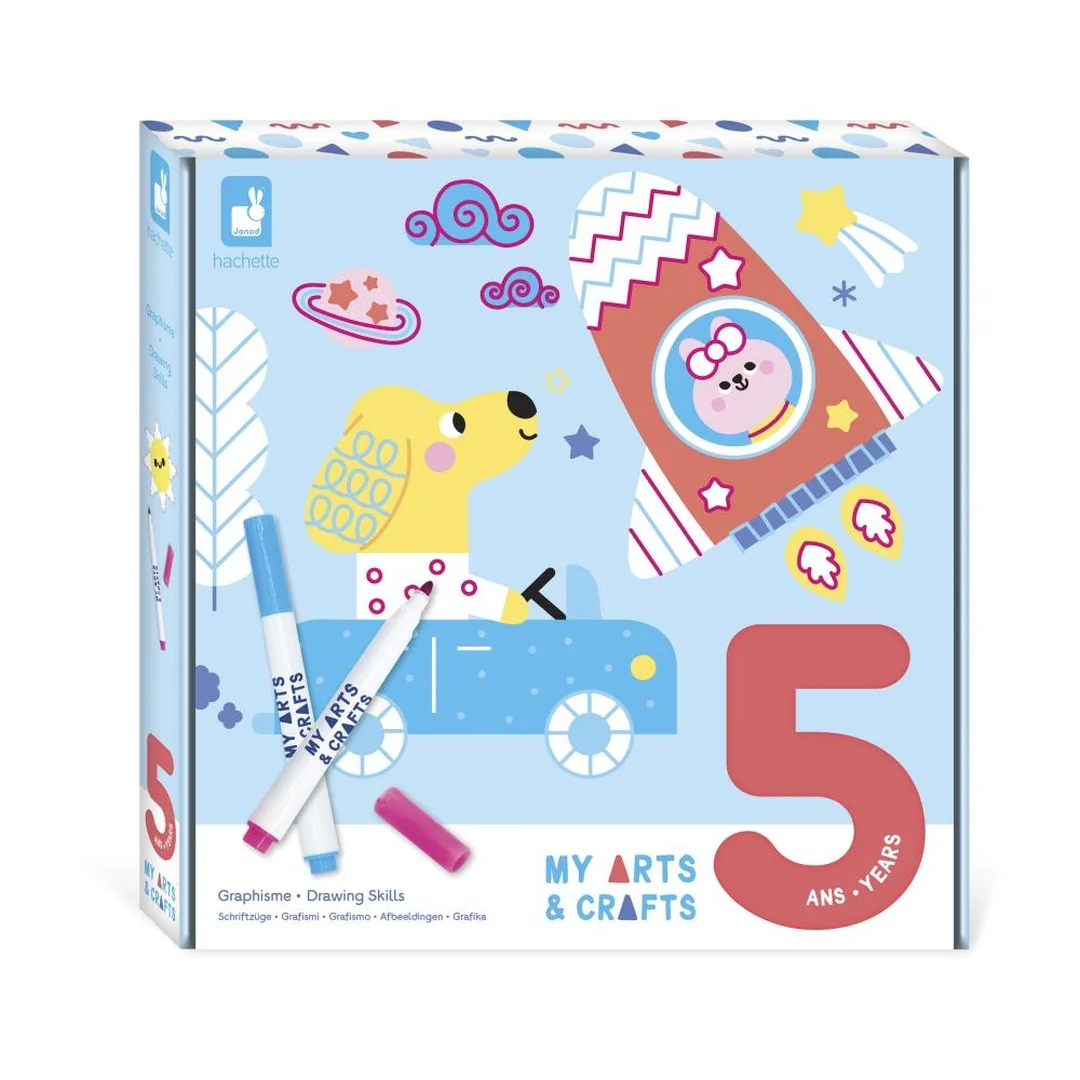 Janod Atelier Maxi Kreatívna sada My arts&crafts Príprava na písanie od 5 rokov 