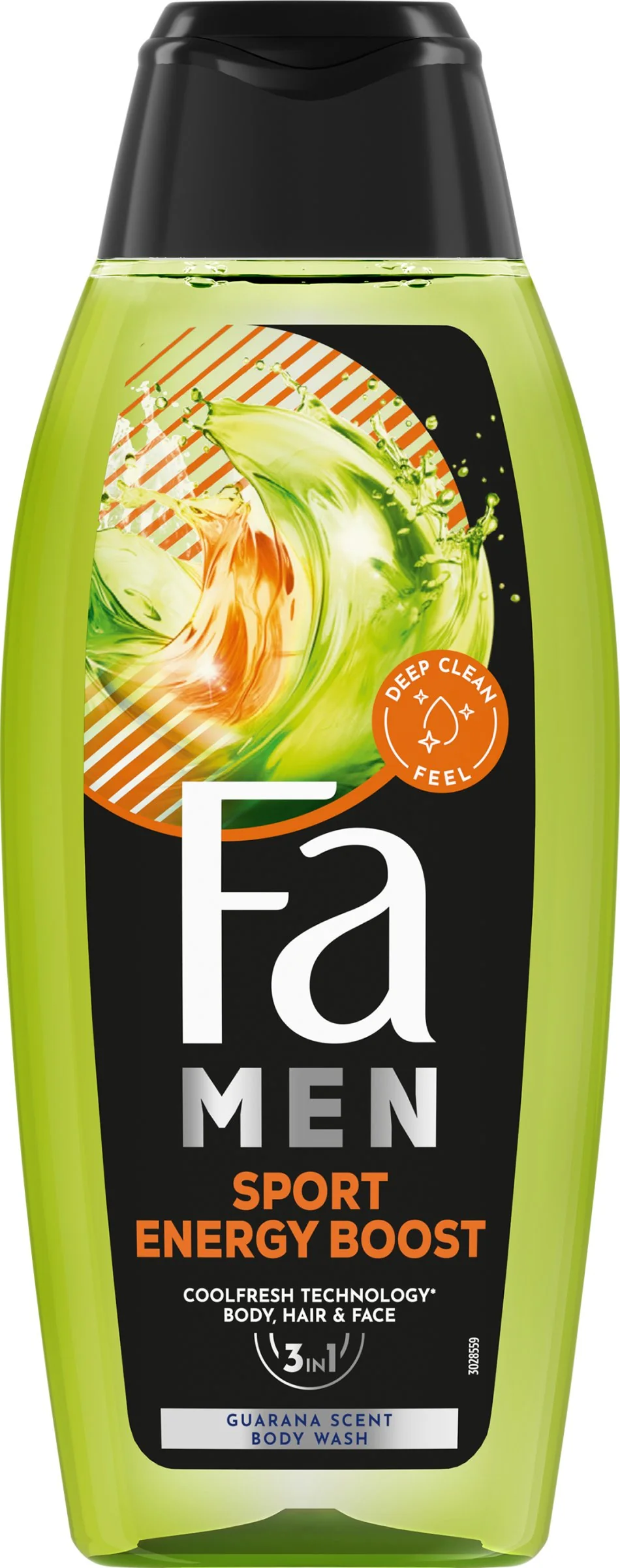 Fa Men sprchovací gél 3v1 Sport Energy Boost 1×400 ml, sprchový gél