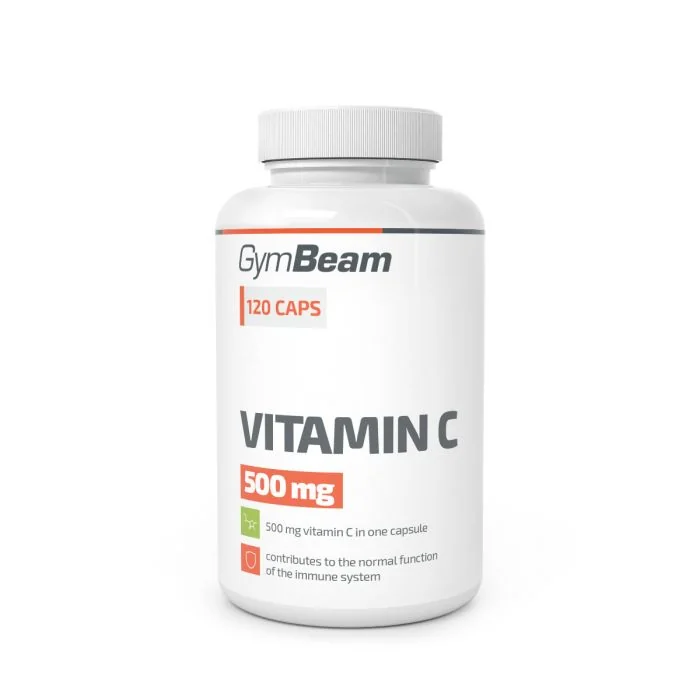 Gymbeam vitamin c 500 mg 120cps 1×120 cps, vitamín C