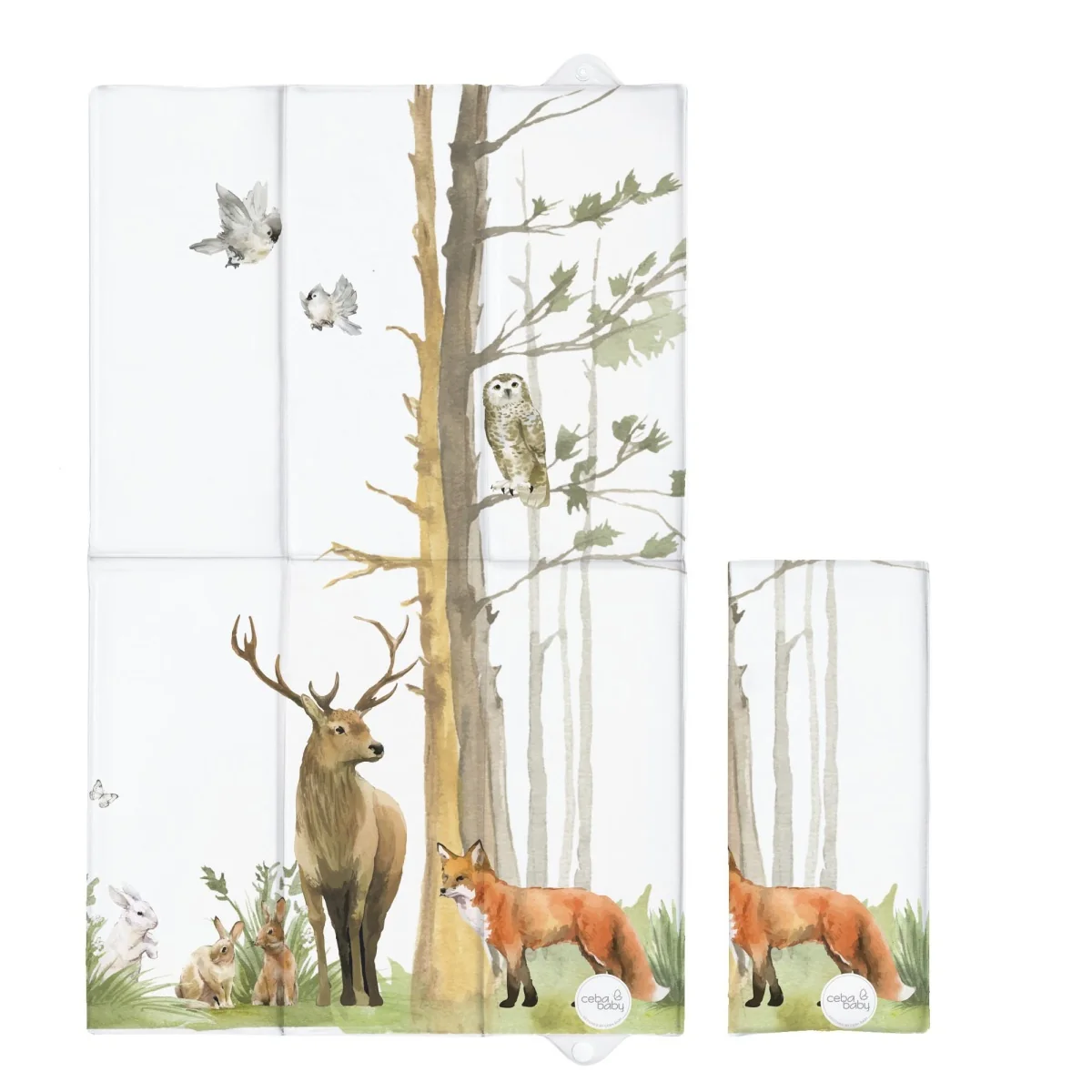 Cestovná prebaľovacia podložka 40×60 cm Basic – skladacia na cesty - Jeleň
