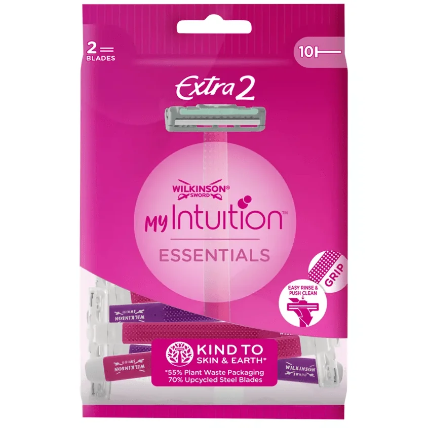Wilkinson Extra 2 MY Intuition Essentials jednorazový dámsky holiaci strojček, 10ks (W302321600)