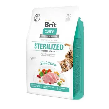 Brit Care Cat Grain-Free Sterilized Urinary  1×0,4 kg, granule pre mačky