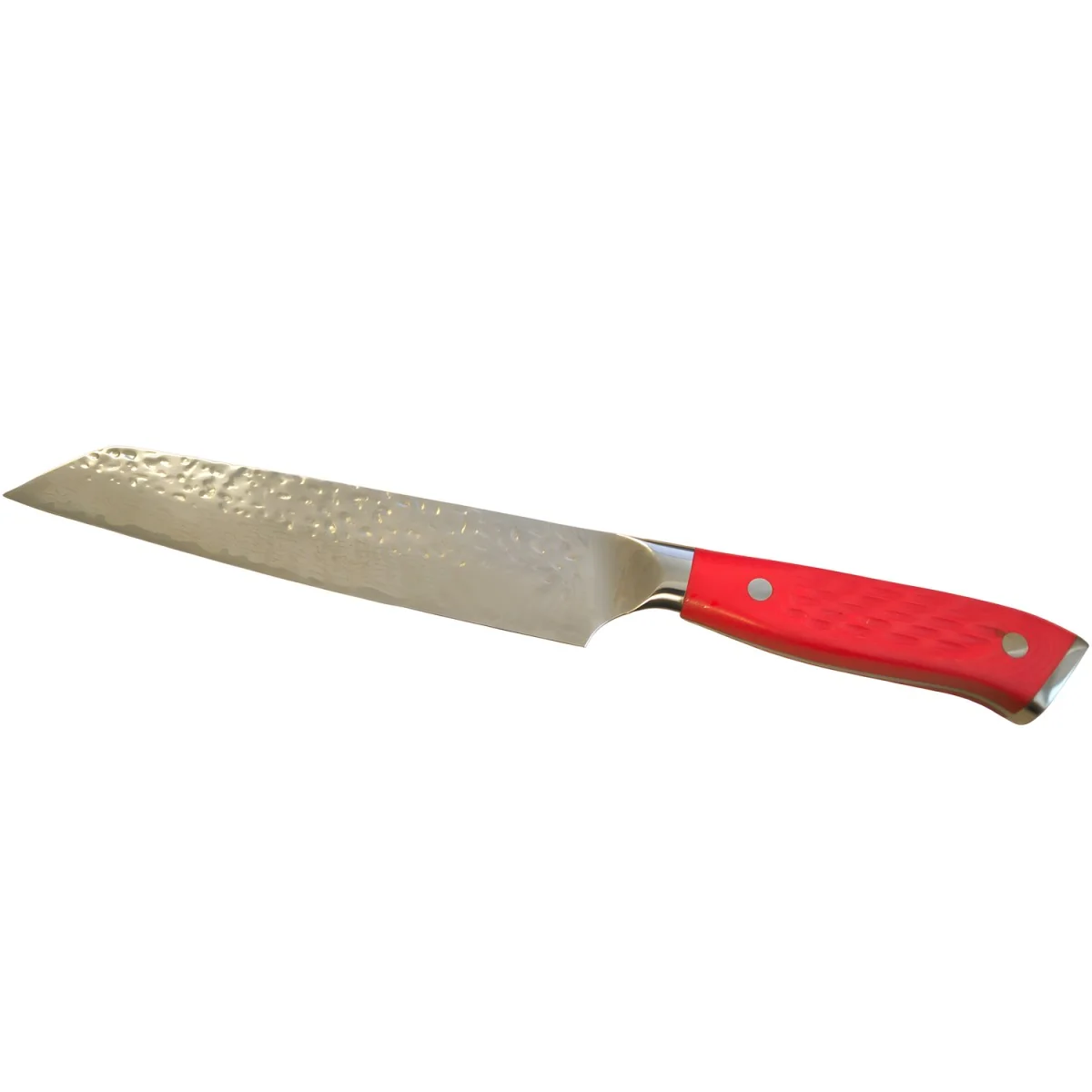 Damaškový kuchynský nôž - Červená 1ks Kiritsuke