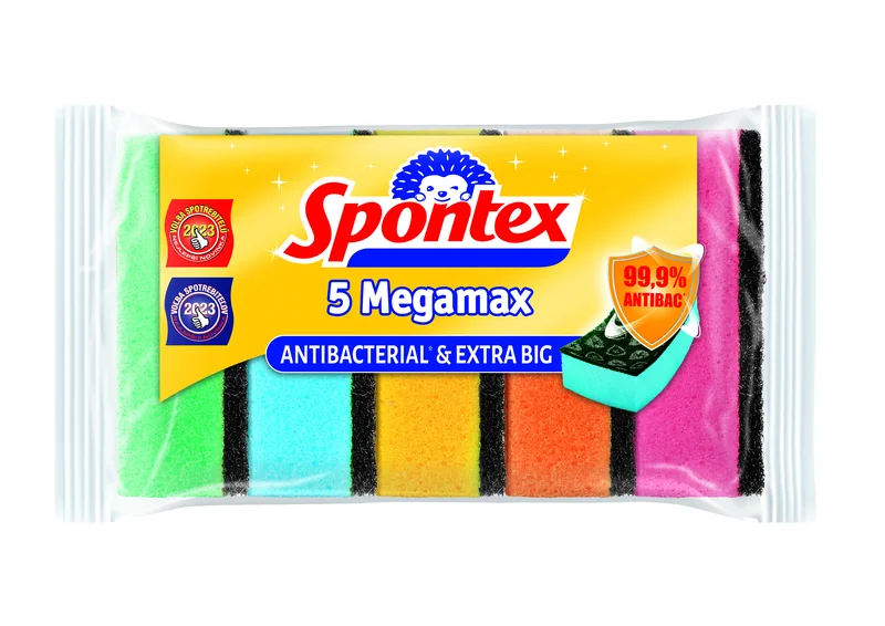 Spontex Megamax ANTIBAK hubka 1×5 ks, hubka