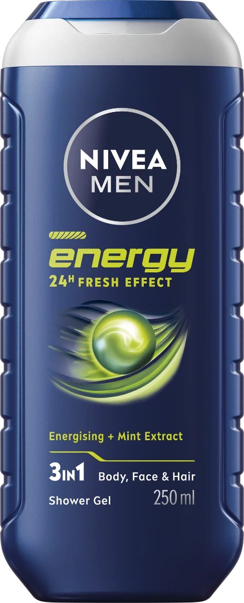 NIVEA SG MEN ENERGY 2v1 VYTAZKY MATY 1×250 ml, sprchový gél