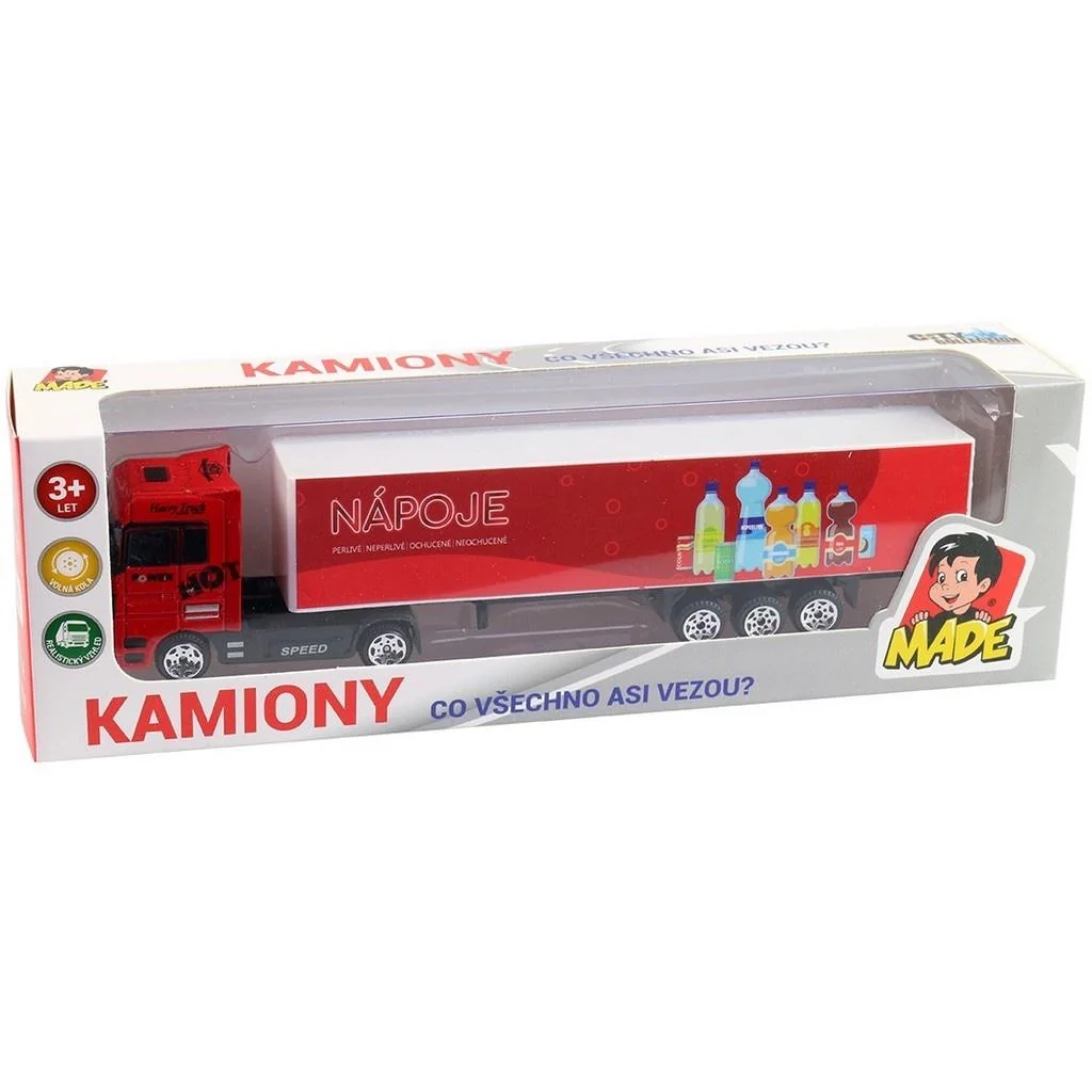 Kamión s českým textom na návese , 290073