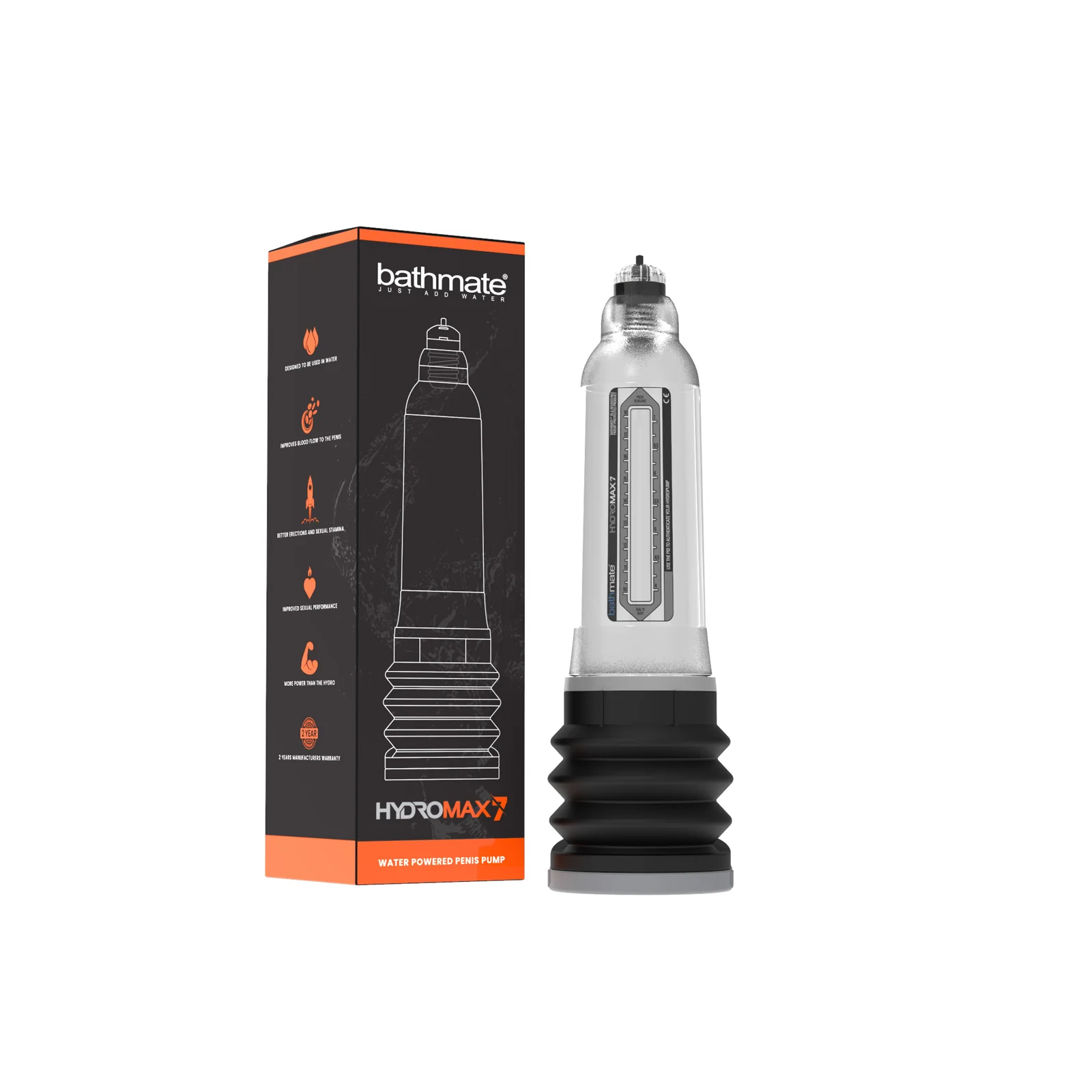 Vákuová pumpa - Bathmate Hydromax 7 transparentná