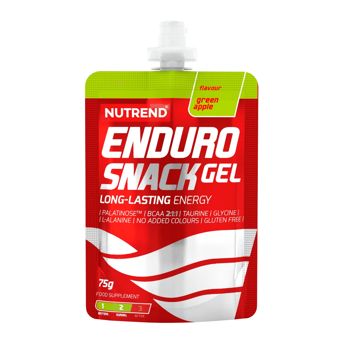 Nutrend Endurosnack sáčok - zelené jablko 1×75 g, gél