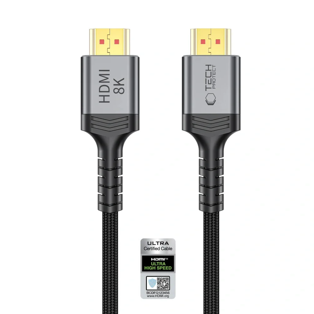 Tech-Protect Ultraboost kábel HDMI 2.1 4K / 8K 2m, čierny