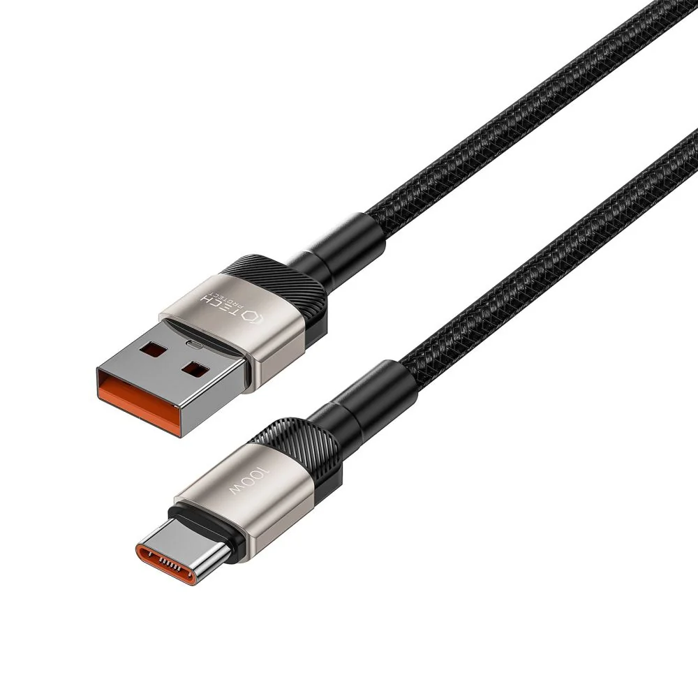 Tech-Protect Ultraboost Evo kábel USB / USB-C 100W 5A 1m, titanium