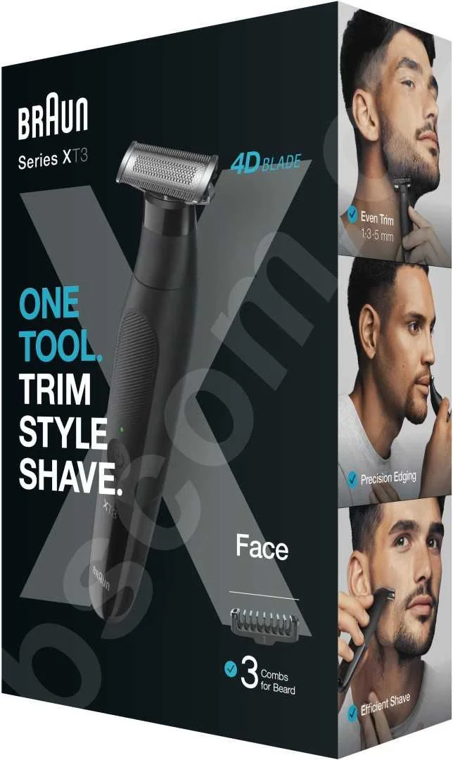 BRAUN Series X XT3100 Zastrihávač na telo a tvár 1×1 ks, Zastrihávač na telo