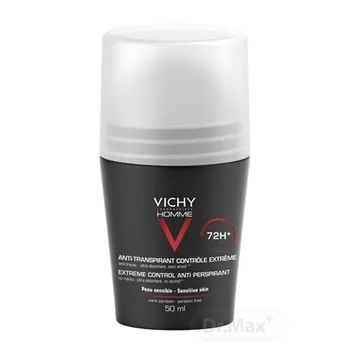 VICHY Homme Dezodorant pre extrémnu kontrolu 50 ml 1×50 ml, pre mužov proti nadmernému poteniu