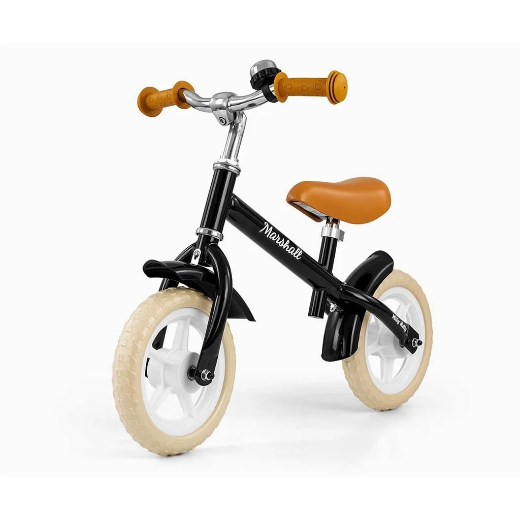 Detské odrážadlo bicykel Milly Mally Marshall Black , 20C51495