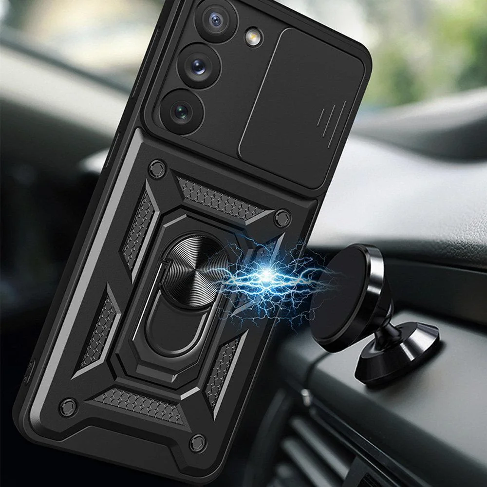 Hybrid Armor Camshield pre Samsung Galaxy A54 - Ružová