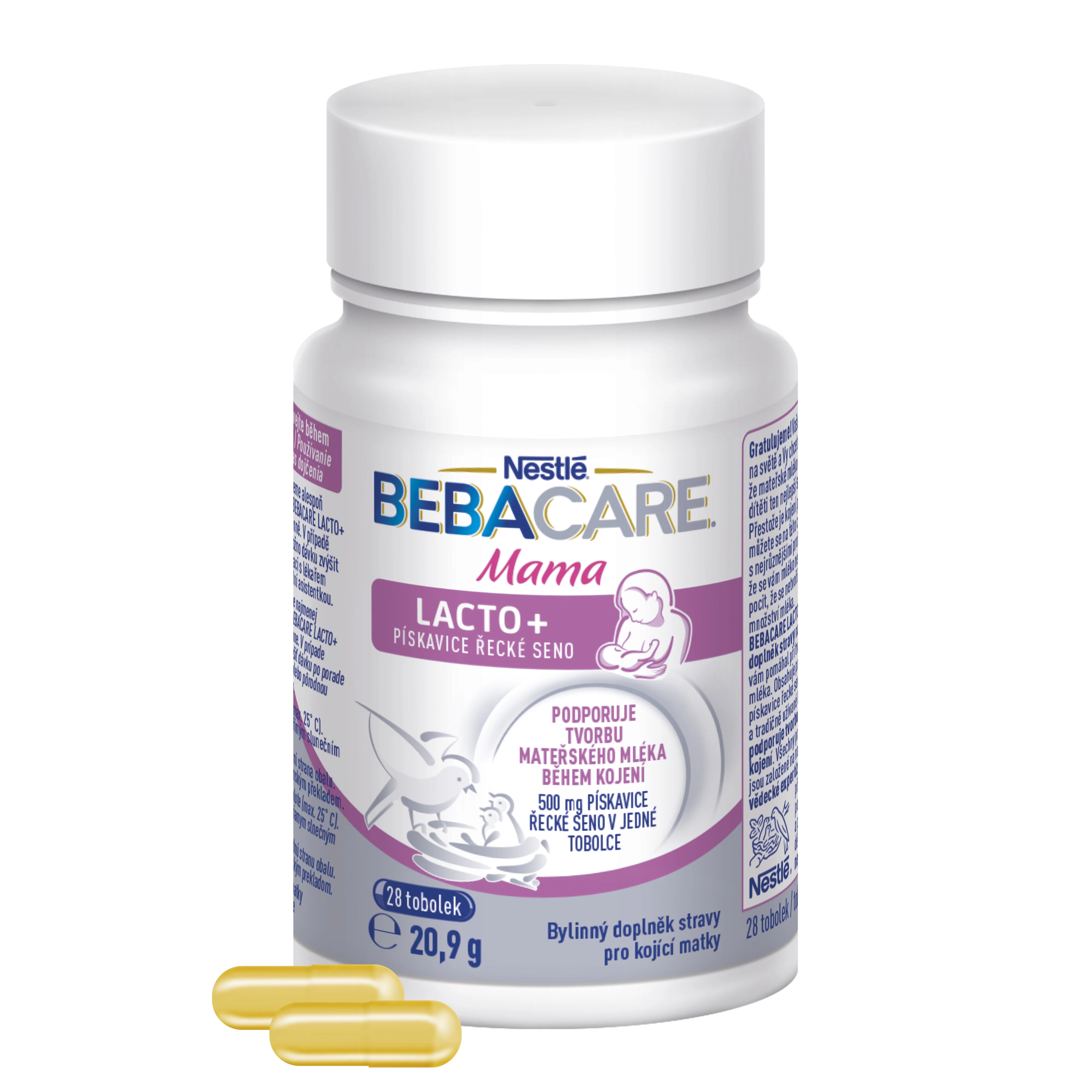 BEBACARE Mama LACTO+ cps (senovka grécka) 1x28 ks