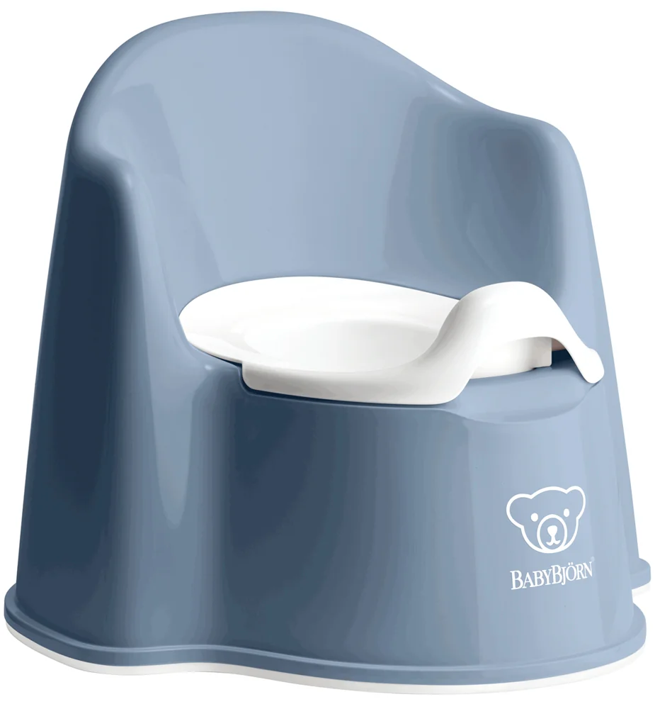 BABYBJÖRN Nočník kreslieko Deep Blue/White 1×1 ks