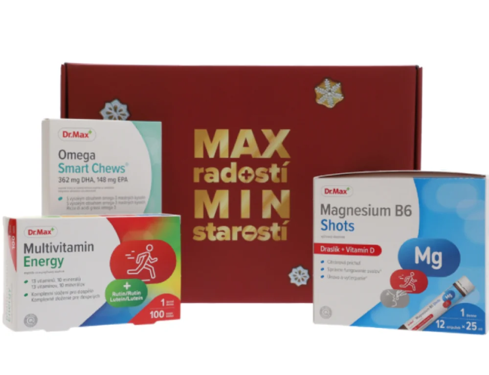 Dr. Max Vianočný balíček pre aktívny životný štýl 1×1 set, vianočný balíček