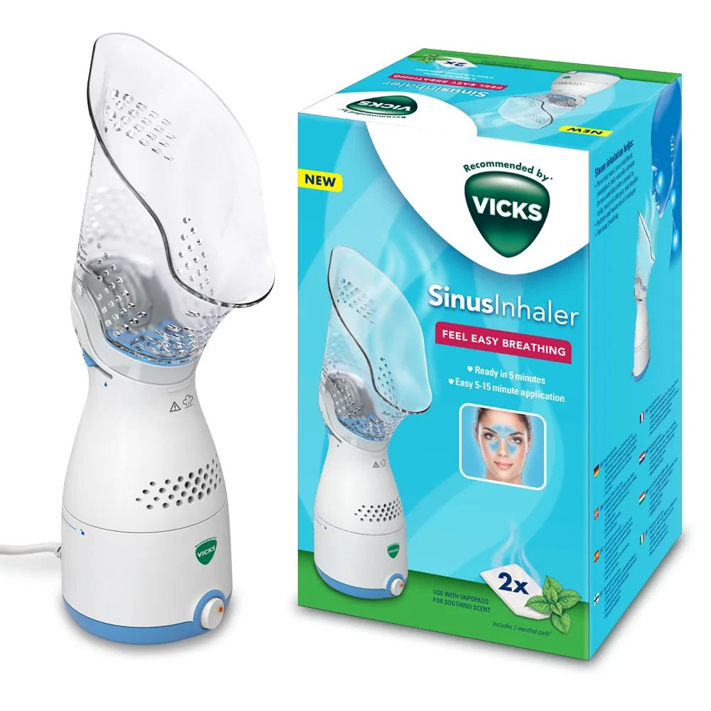 VICKS VH200 Sínusový parný inhalátor 1×1 ks, tlakomer