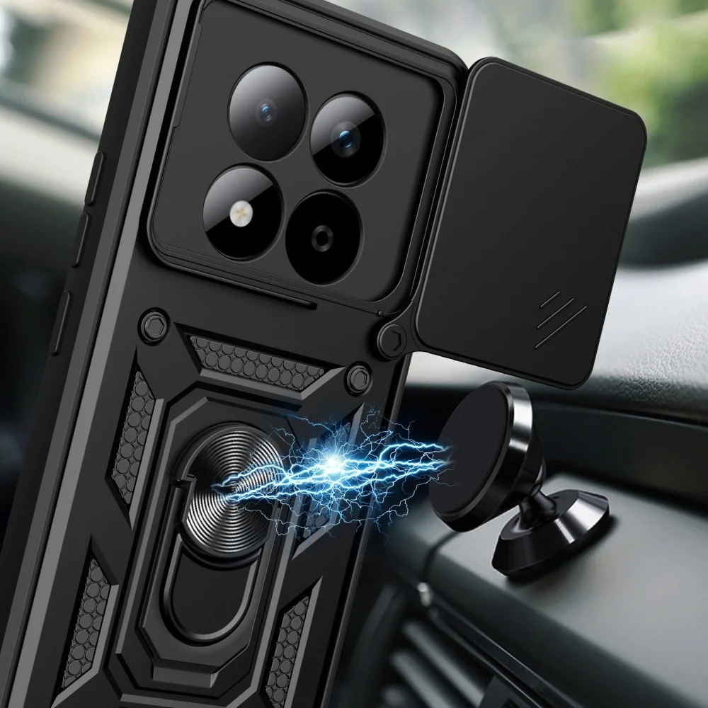 Tech-Protect Camshield kryt na Xiaomi Redmi Note 15 Pro 5G, čierny Čierna