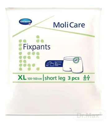 MoliCare Fixpants short leg XL 1×3 ks, fixačné nohavičky (100-160 cm)