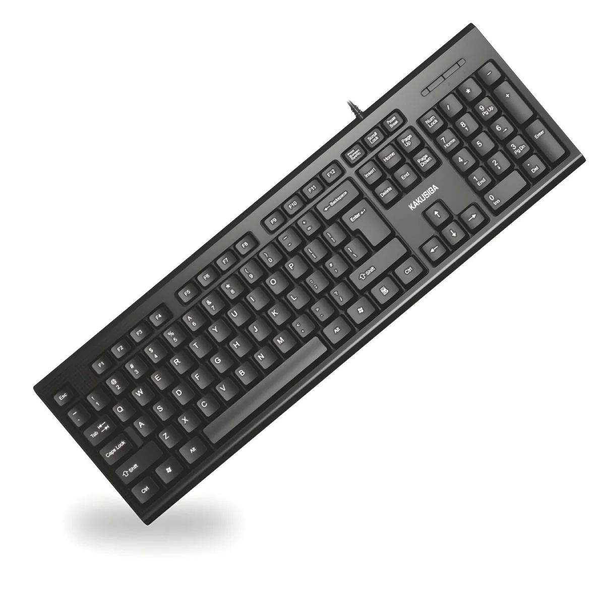 Káblová klávesnica - Čierna USB FullLayout Keyborad
