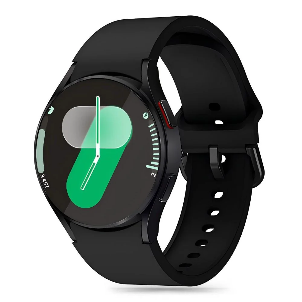 Tech-Protect Silicone remienok na Samsung Galaxy Watch 4 / 5 / 5 Pro / 6 / 7 / FE, black 6 / 7 / FE, black