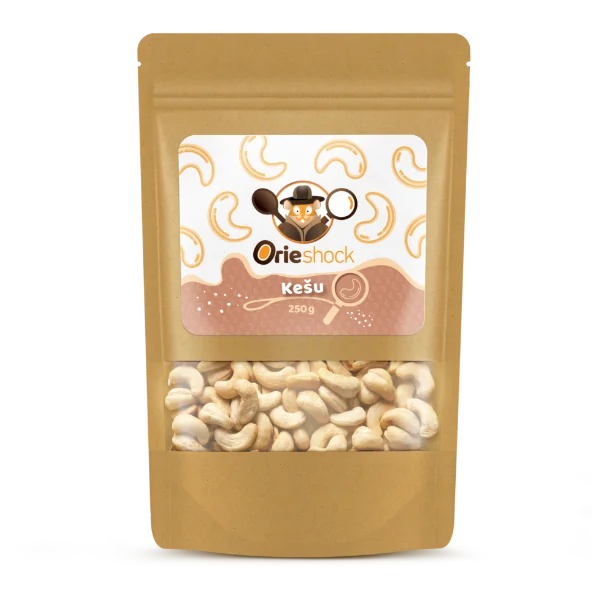 Orieshock kešu orechy 250g 1×250 g, oriešky